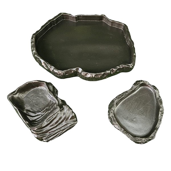 Kit Comedouro Bebedouro Piscina Jabuti Kit 024 Artexotics