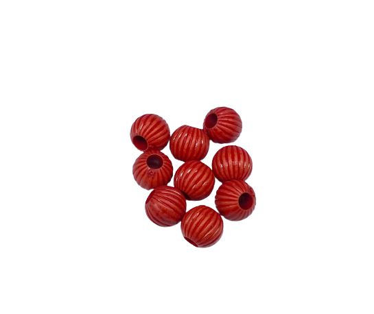 Miçanga Sorocaba Vermelha - 10 unidades - Miçangas Pampers