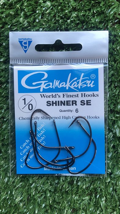Anzol Gamakatsu Shiner SE 1/0 - Miçangas Pampers