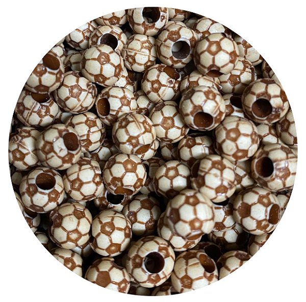 Miçanga Jabulani Café com Leite - 10 unidades