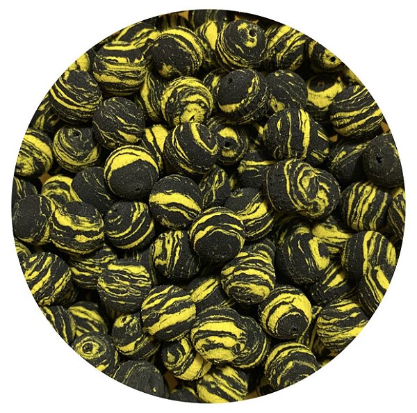 Eva Boleado Amarelo e Preto - 20 unidades