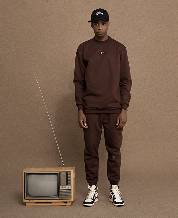 Calça de Moletom  Chocolate