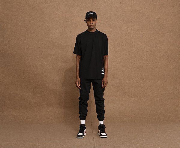 Camiseta Oversized Side Black