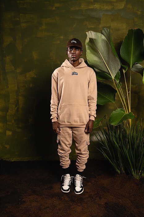 Blusa de Moletom Khaki