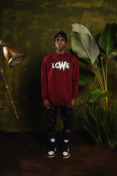 Blusa de Moletom Wine