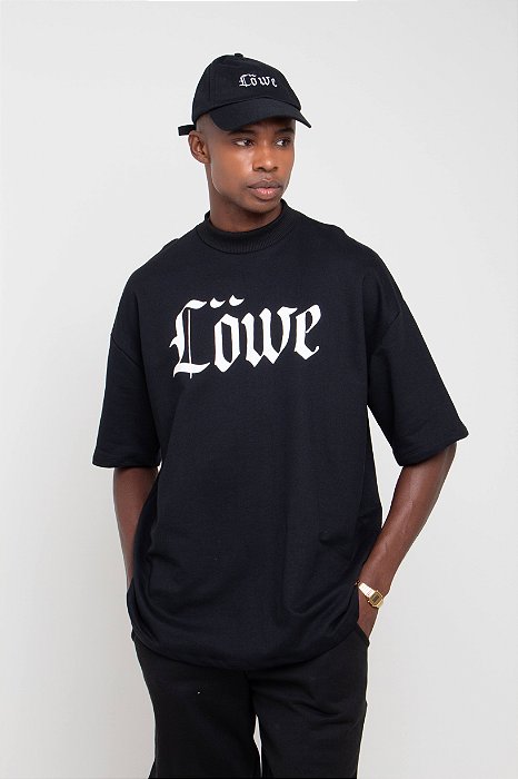 Camiseta Boxy “Big Logo” Preta