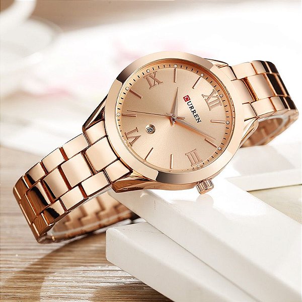 Relógio Curren Feminino Quartzo