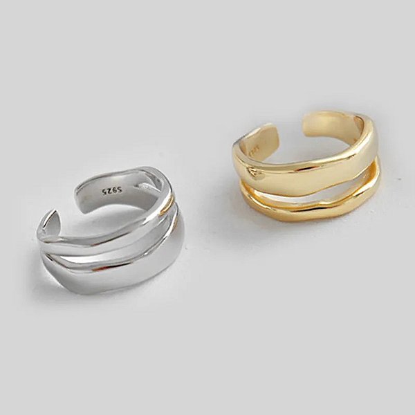 Anel Feminino Conjunto Ajustável