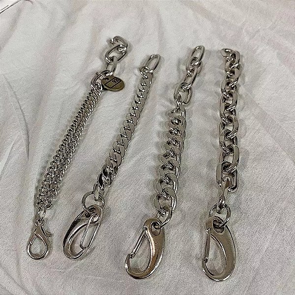 Pulseira Corrente Rock Punk Hip-Hop Estilo