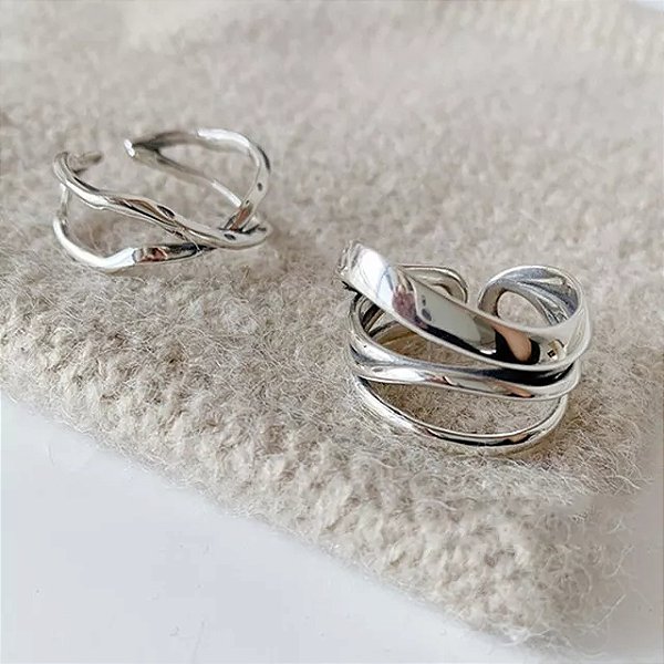 Anel Feminino Conjunto Ajustável
