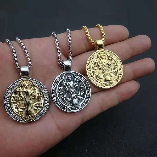 Corrente + Medalha São Bento