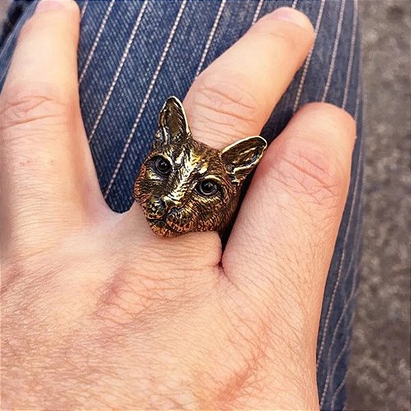 Anel Gato Pet Ajustável