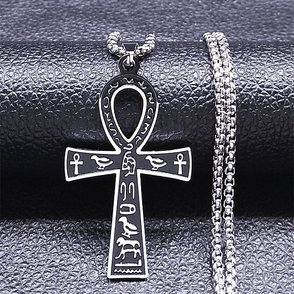 Pingente ANKH Egípcio Aço Inox