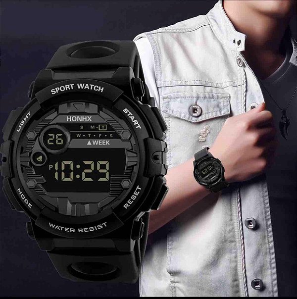 Relógio Analógico/Digital Masculino Preto XMPPA340 - X-Watch - Kidverte