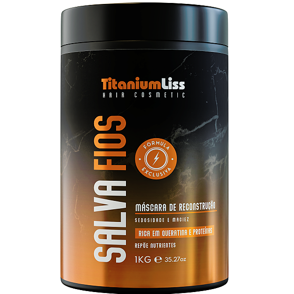 Máscara Reconstrução Salva Fios Titanium Liss 1kg