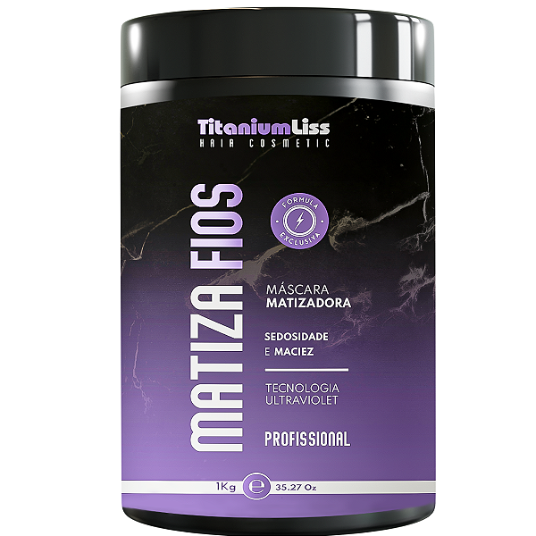Máscara Hidratação Matiza Fios Titanium Liss 1kg