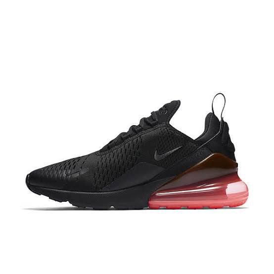 air max 270 preto com vermelho