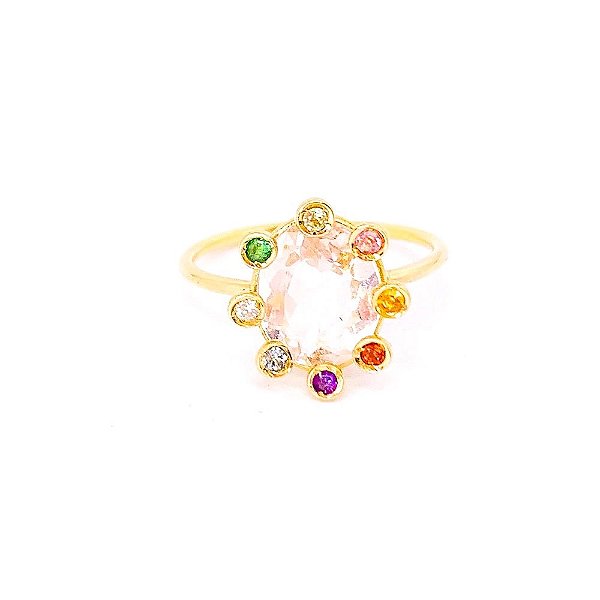 Anel Dots Rainbow