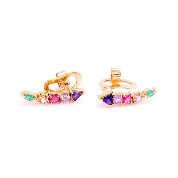 Brinco Rainbow Earcuff