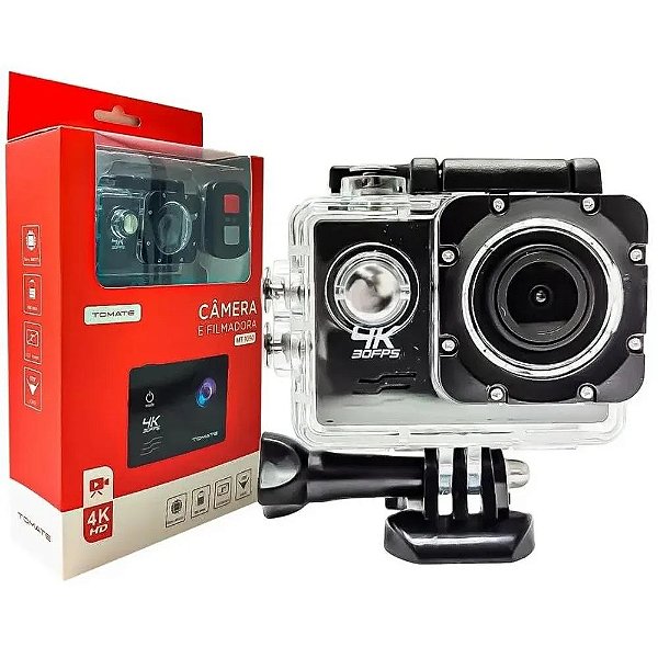 Câmera Filmadora Tomate 4k Full Hd MT-1090 Wifi Controle - bizudosub