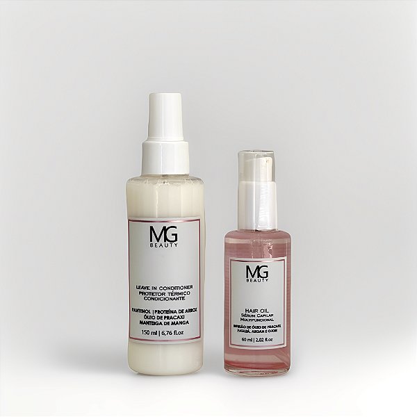 Kit Leave in Protetor Térmico Condicionante 150ml + Hair Oil Multifuncional 60ml