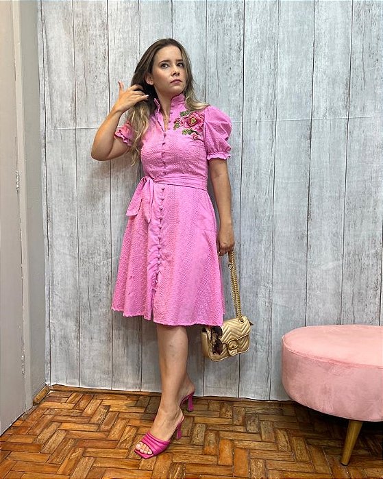 Vestido Paola rosa