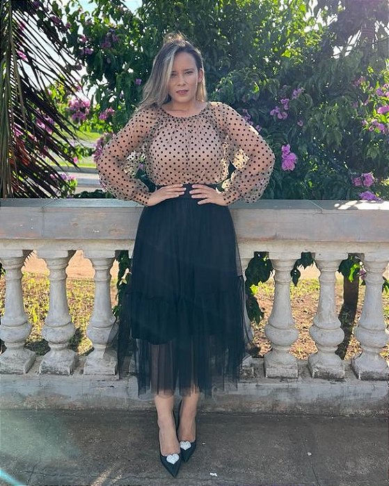 Saia Barbie preta