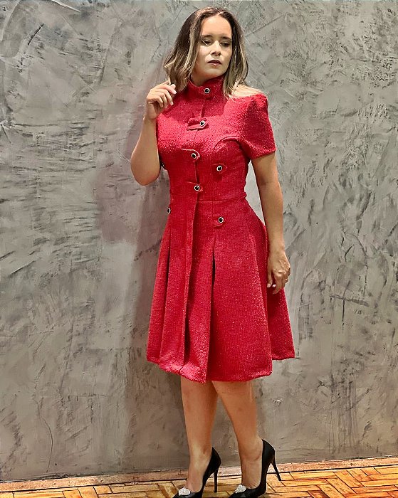 Vestido andressa manga curta