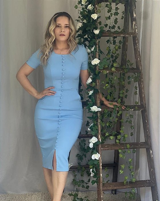 Vestido Gisela azul