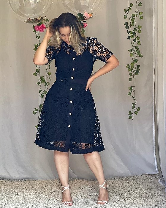 Vestido Maitê preto