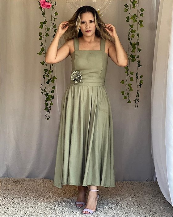 Vestido Izabella-verde