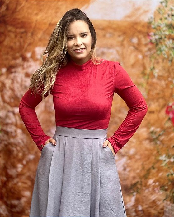 Blusa Ana vermelha