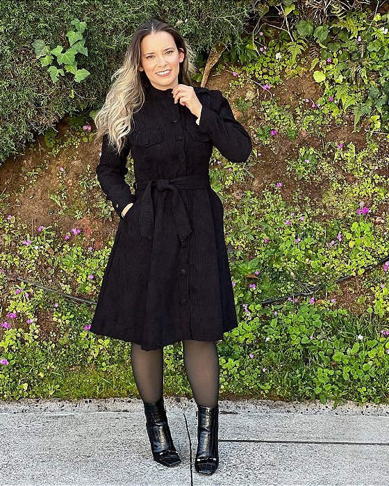 Vestido Raquel preto