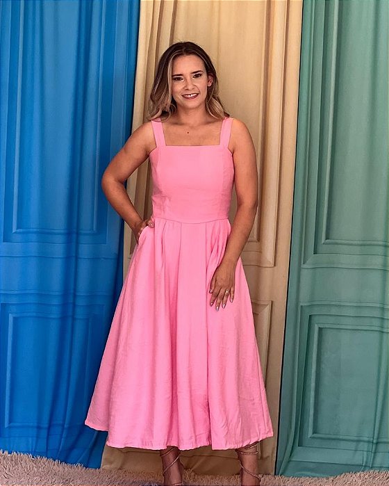 Vestido Izabella-rosa