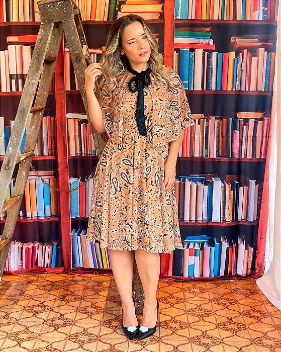 Vestido Angela-mostarda