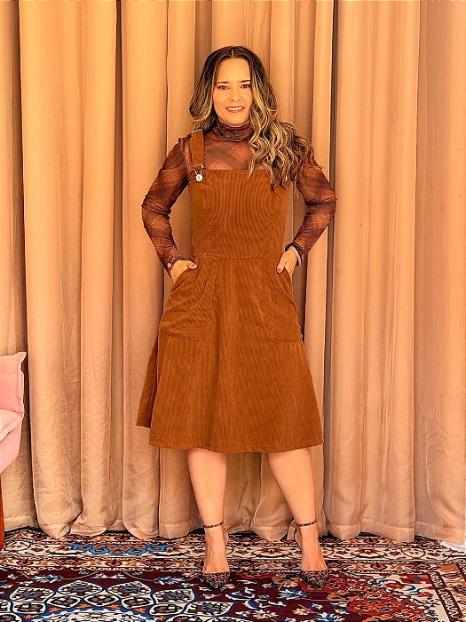 Salopete Nina marrom