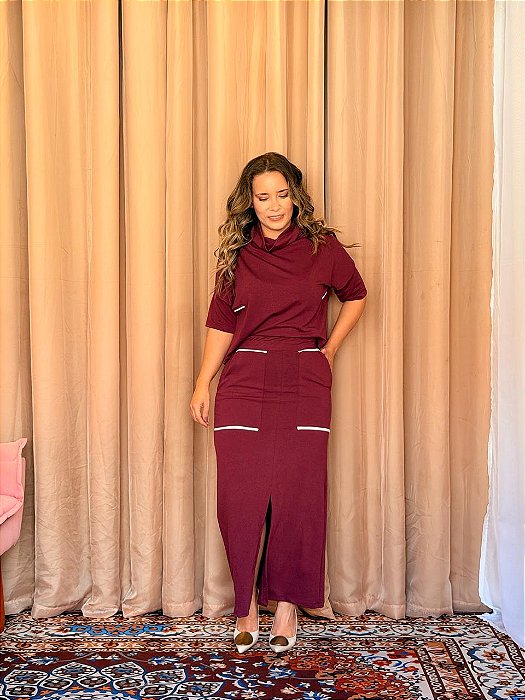 Conjunto Bianca marsala