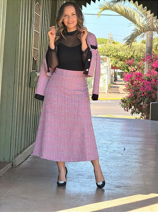 Saia Valeria rosa
