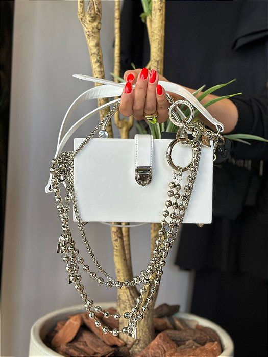 BOLSA BOX BRANCO CAOS