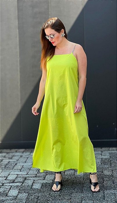 VESTIDO  VERDE WILD LIME