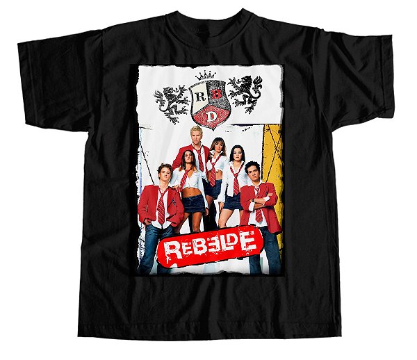 Camiseta rbd Rebelde - Geek Nostalgia Shirts: Reviva a Era dos Ícones em  Estilo