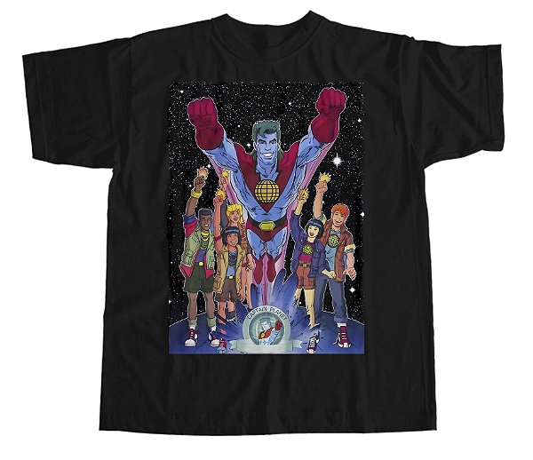 Camiseta Capitão Planeta