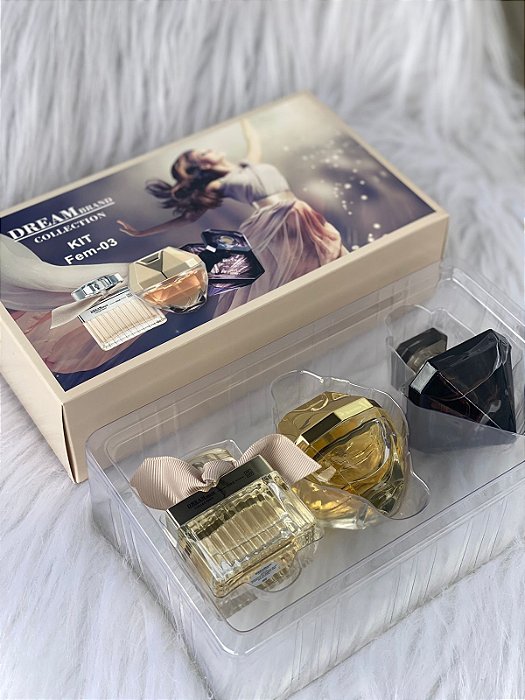 KIT 3 FEMININO BRAND COLLECTION