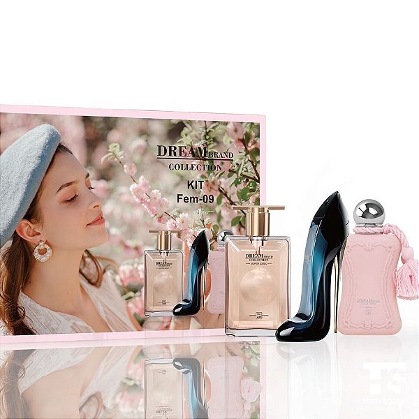 KIT 9 FEMININO - BRAND COLLECTION - 3X25ML