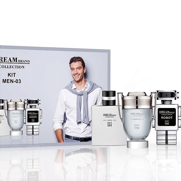 KIT 3 MASCULINO - BRAND COLLECTION - 3X25ML
