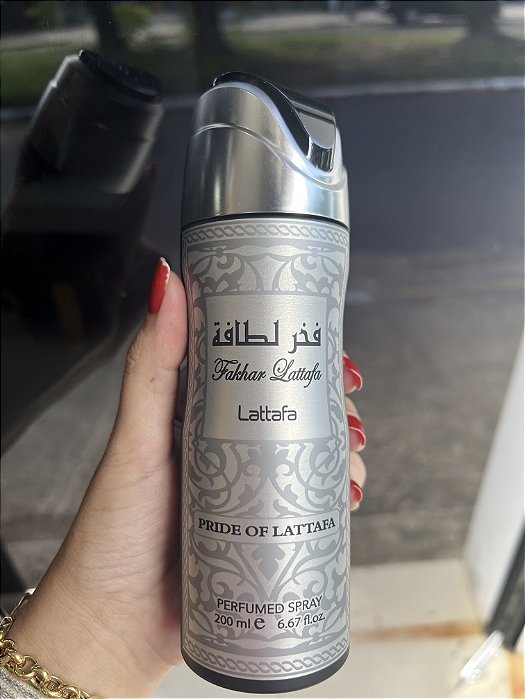 PERFUME SPRAY FAKHAR BLACK - 200ML MASCULINO