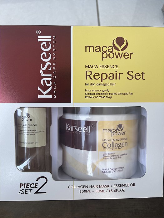 KIT KARSEELL MASCARA 500ML + OLEO 50ML