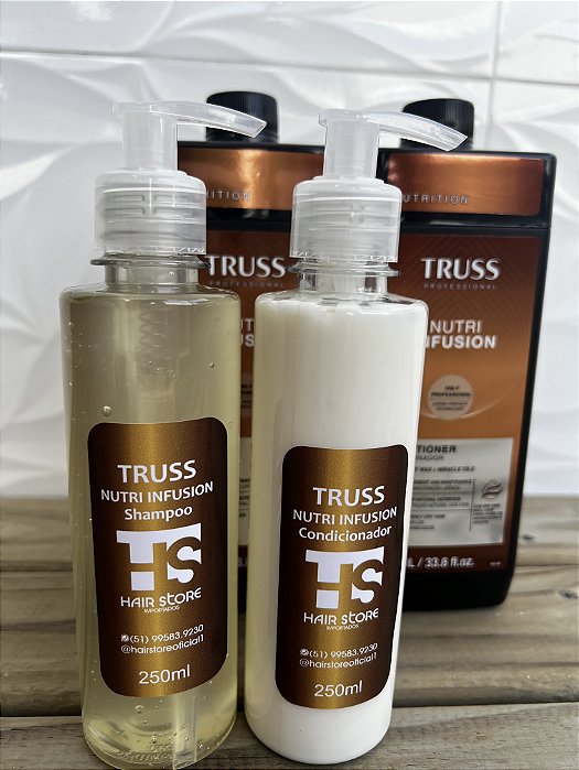 SHAMPOO E CONDICIONADOR FRACIONADO NUTRI INFUSION TRUSS 250ML