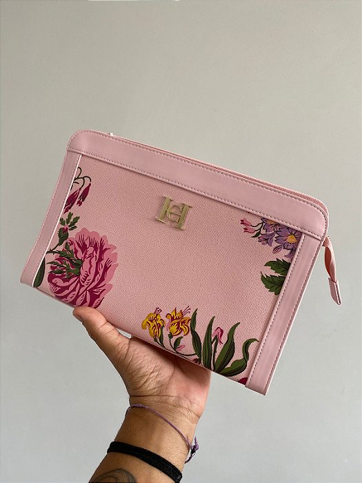 NECESSAIRE CAROLINA HERRERA ROSA GRANDE ORIGINAL