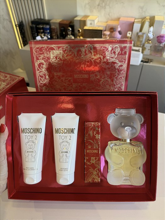 KIT MOSCHINO TOY 2 - ORIGINAL PERFUME + PERFUME BOLSA + HIDRATANTE